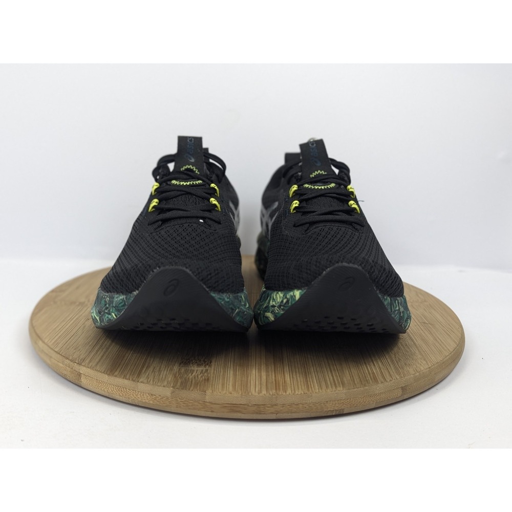 Asics Mens 10 Noosa Tri 16 Shoes Black Green Sneakers Running Gym Athletic - Picture 8 of 11
